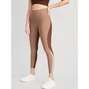 Old Navy High Waisted Power Soft Rare Earth 7/8 Compression Legging NWT 4X